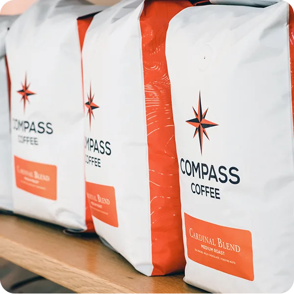 Compass Coffee bulk bags