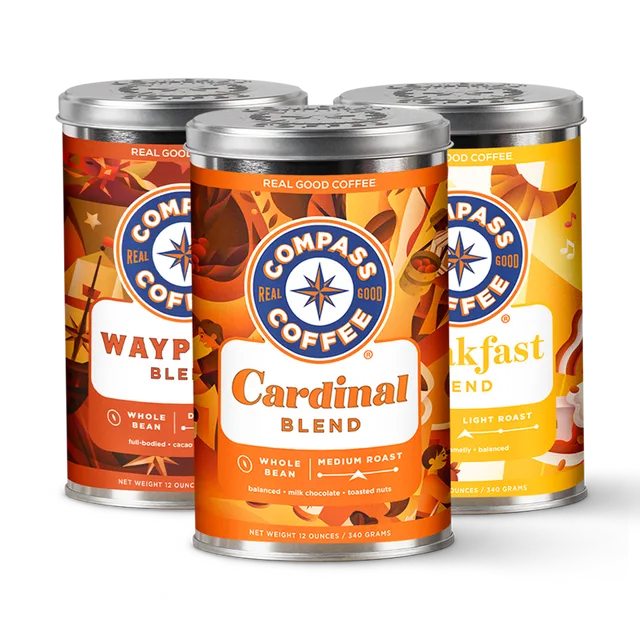 World Explorer Subscription: Waypoint, Cardinal and Breakfast tins